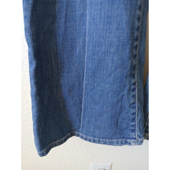 Gap Jeans Womens 8R Blue Flare Limited Edition Medium Wash Stretch Denim Hipster - Picture 5 of 16